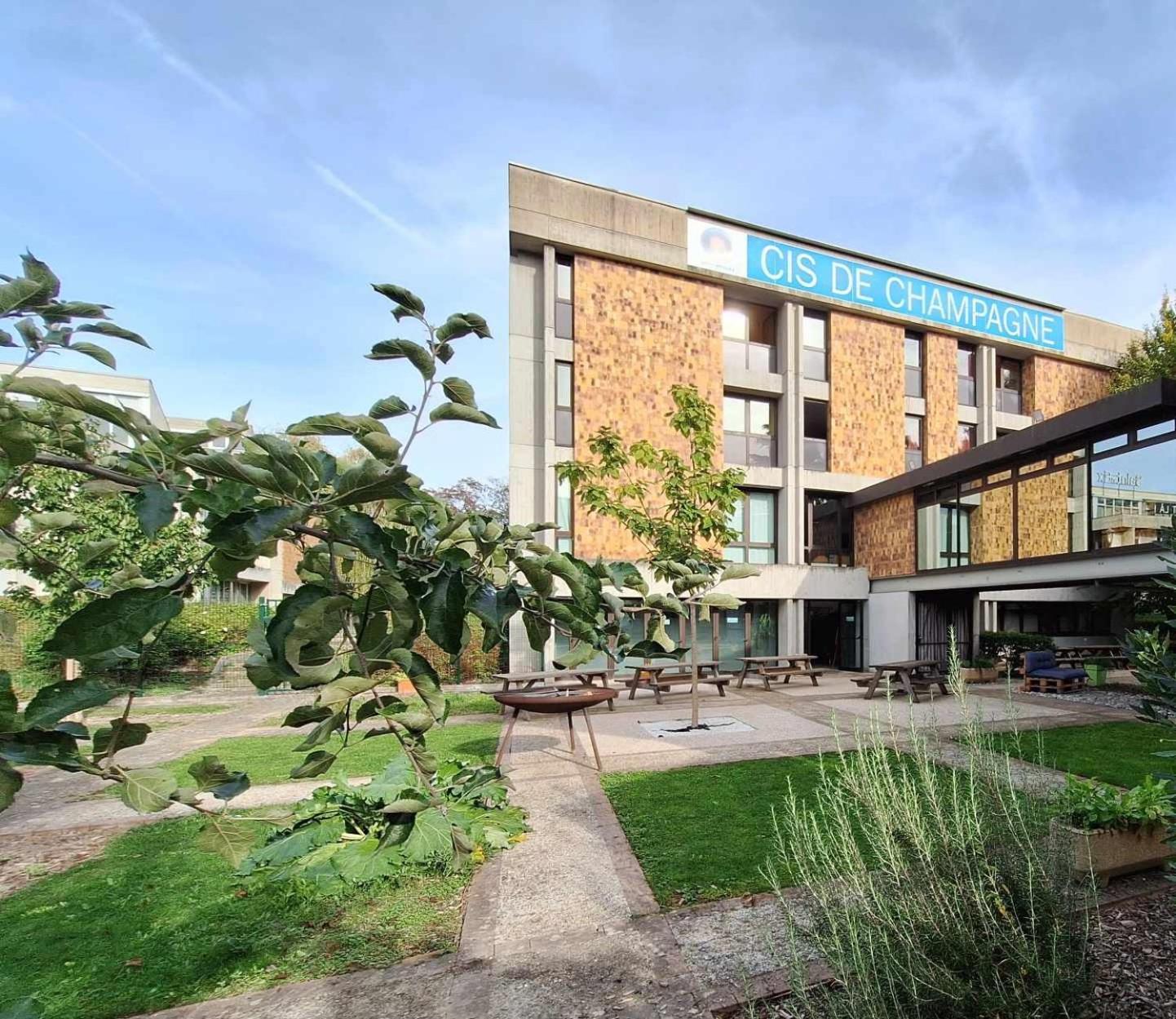 Hotel Cis De Champagne - Ethic Etapes Reims Exterior foto